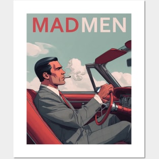 MadMen Don Draper Car Posters and Art